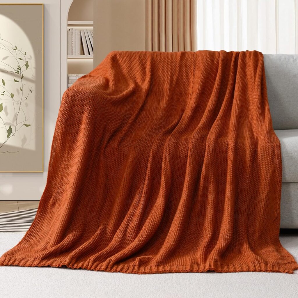 Luxurious Chunky Knit Blanket